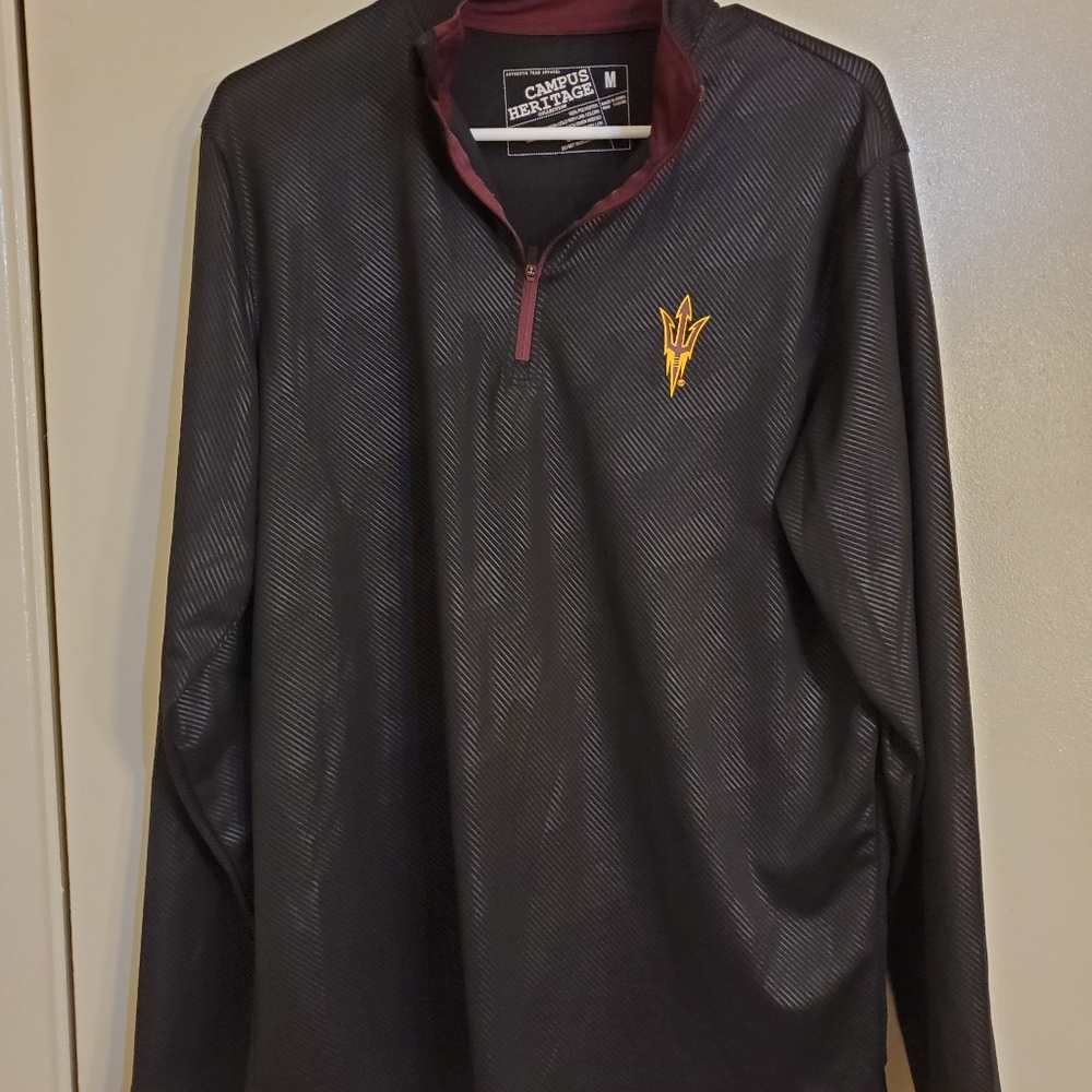 ASU SunDevils Medium Quarter Zip Jacket